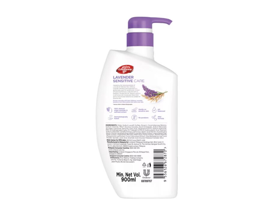 LifebuoyBodywash Snsitive Care Lavender 900 ml
